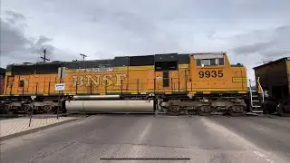 BNSF #6068 Leading & NB Empty Energy Coal Train With H2 MAC Unit 3/20/23