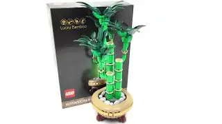 [Stop Motion Build] LEGO Botanicals 10344 Lucky Bamboo(ラッキーバンブー, 행운의 대나무)