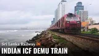 India to Sri Lanka | ICF DEMU Scenic Ride by the Sea