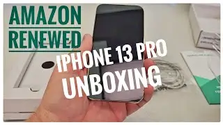 Amazon Renewed Apple iPhone 13 Pro Unboxing