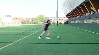 Dribbling, 10yd Dribble to Turn, Inside Stepover Outside Chop