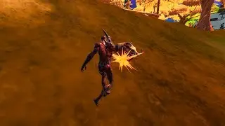 Damage wildlife with a melee weapon
