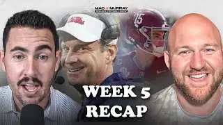 Week 5 CFB Recap - Roll Tide Roll, Oregon gets a monster win and many more reactions!
