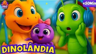 🦖 ✨50 MINUTOS DE MÚSICA INFANTIL DIVERTIDA | com o Dino, o Tico e a turminha da Dinolândia Musical!