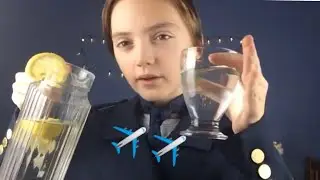 [ASMR] Flight attendant First Class Roleplay✈️