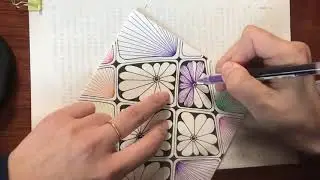 Easy Relaxing Doodle: Soft Wave Patterns for Beginners (No Skills Needed)