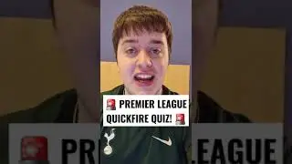 Premier League Quiz - Quickfire Questions! #Shorts