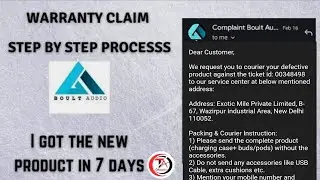 How To Claim Warranty On Any Boult Product| Step by step process |warranty claim|