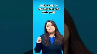 Try this simple at home exercise to get pain relief fast. #footpainrelief #anklepainrelief