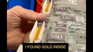Gold from a old Network Switch Box