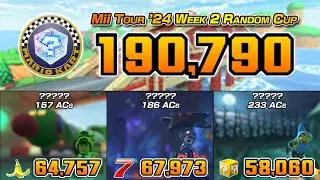 ROAD RAGE | Mii Tour '24 Week 2 Random Cup Challenge (190K) | Mario Kart Tour