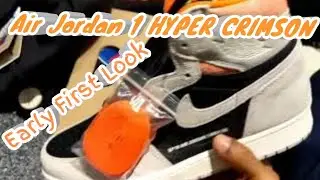 Air Jordan 1 High HYPER CRIMSON Sneak Peak