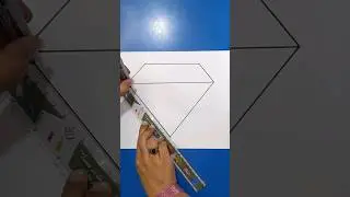 Diamond perfect shape #viral #ytshorts #shorts #diamond #drawing #almaz #heera &lrm;