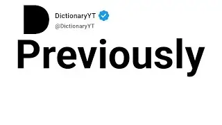 Previously Meaning In Telugu 