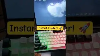Instant Folder! 🚀 | Windows Shortcut Hack