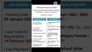 ALP Form Correction !! Job Update !!
