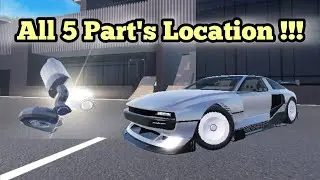 Roblox Drive World | All 5 part's location for 39th update in DW !!!