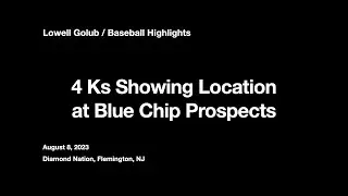 4 Ks at Blue Chip Prospects 2023 -- 8-8-23