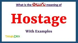 Hostage Meaning in Telugu | Hostage in Telugu | Hostage in Telugu Dictionary |
