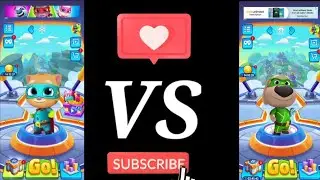 Talking Tom Hero Dash Tiger vs Ben Who will win ? #gameforkids #gameplay #youtube #videogames #new