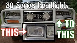 🚙 OEM Headlights Upgrade | 80 Series Landcruiser