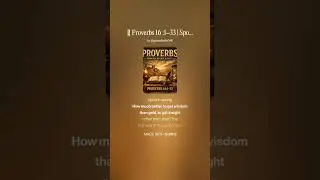 📖 Proverbs 16:1–33 | Spoken Word 