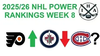 NHL Power Rankings Week 8 This season is all over the place!
