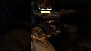 fronx accident 🥺 build quality 💪 #fronx #automobile #trendingshorts #cars #accident