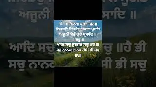 ਮੂਲ ਮੰਤਰ Mool Mantra #moolmantarkirtan #blissfulgurbani #motivation #waheguru