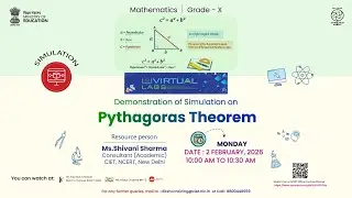 Virtual Labs : Demonstration of Simulation on Pythagoras Theorem