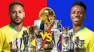 Neymar vs Vinícius Jr Trophy Comparison 2025   Who Has More Titles & Awards