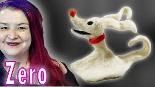 A needle felted dog   Zero