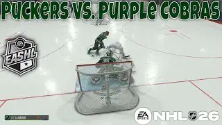 The Puckers vs. Globo Gym Purple Cobras - NHL 26 EASHL 3v3 Season Play (S2) 12-12-25 (4K HDR)