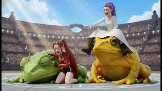 RUMI and the Giant Frog Racing Championship | K-POP Demon Hunters