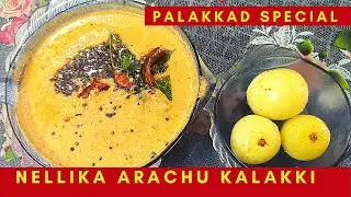Nellikka Arachu Kalakki|How To Make Nellikka Arachu kalakki|Gooseberry Curry|Aviyal Vlogz