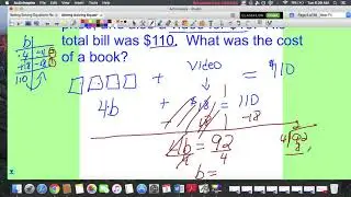 Equations Review Class and Whiteboard problems