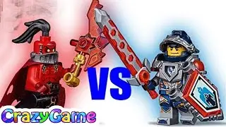 Lego Nexo Knights Merlock 2.0 - Ultimate Clay vs General Magmar Battle
