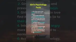 Deep Sense Psychology | Mind-Blowing Facts About girls Behavior