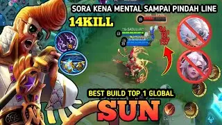  BEGINI CARA SUN LAWAN SORA DAN ALICE DENGAN MUDAH|BEST BUILD TOP 1 GLOBAL SUN. MOBILELEGENDS 
