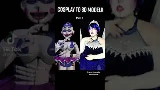 ballora(cosplay) 3D model💜💜💜💜