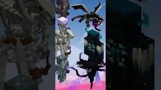 All Skeleton VS All Minecraft Mobs 🔥😱 #shorts #minecraft #skeleton