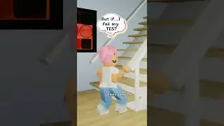 If I FAIL my TEST my mAmA going to use KUNG FU 🫢😨😩 #roblox #shorts