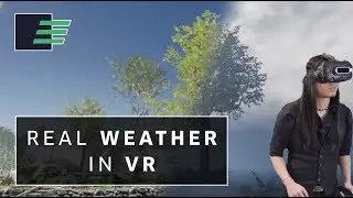 Real Weather in Virtual Reality by Accso & Deutscher Wetterdienst