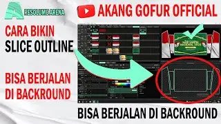 Tutorial on How to Create Slice Outlines on Stage Background Mapping Resolume Arena Tutorial