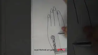 simple pencil sketch mehndi design unique design #mehndi #hennatatto #simple #hennatattoodesign #hen