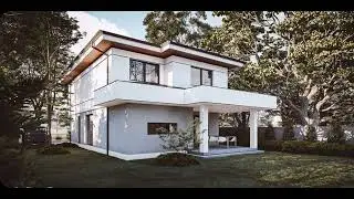 Casa cu etaj (130mp) - design modern