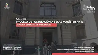 Taller 1: Postulaci&oacute;n Becas ANID MAG&Iacute;STER