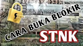 CARA MEMBUKA BLOKIR STNK