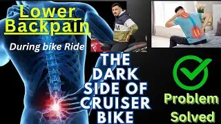 Lower back pain issue during Bike Ride. !! Solved ✅ correct sitting posture. #lowerbackpain #posture
