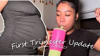 Pregnancy Update: My First Trimester Experience + C-Section vs VBAC Talk